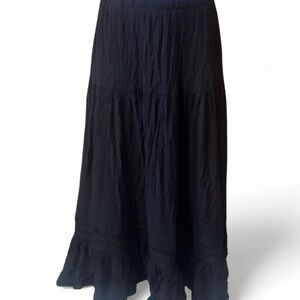 Fashion Nova Black Summer Maxi Skirt